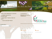 Tablet Screenshot of amisdesparcs.fr
